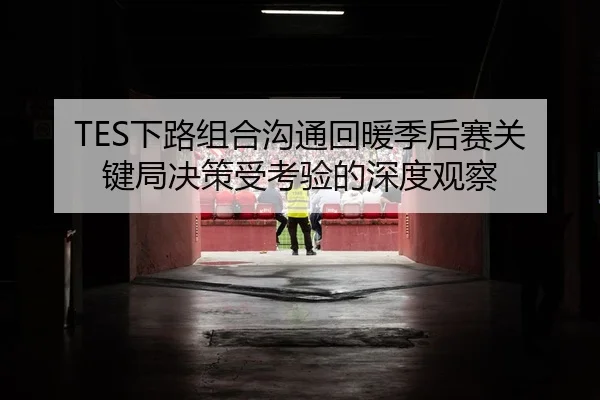 TES下路组合沟通回暖季后赛关键局决策受考验的深度观察